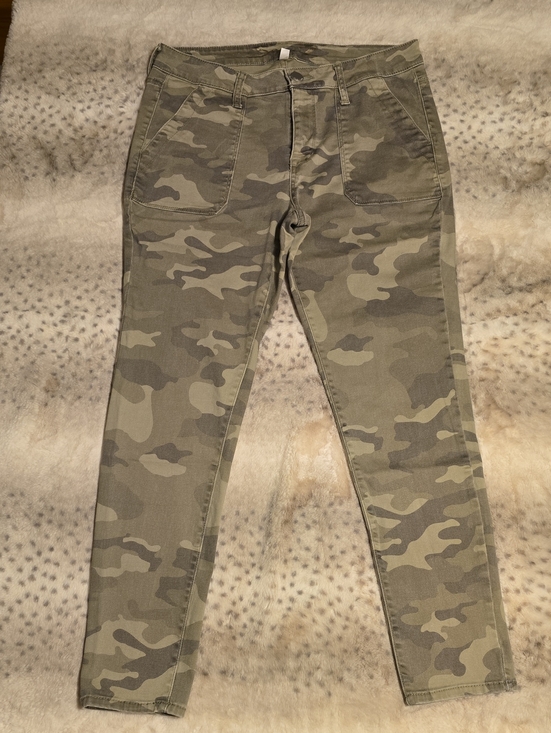 Seven7 Denim - Seven7 Camo Mid-Rise Utility Ankle Skinny Jeans